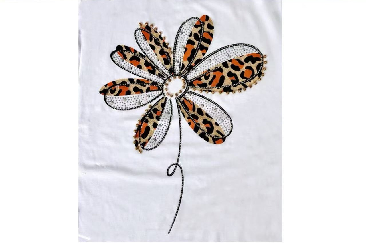 ART:MS5018| T-SHIRT CON STAMPA FIORE