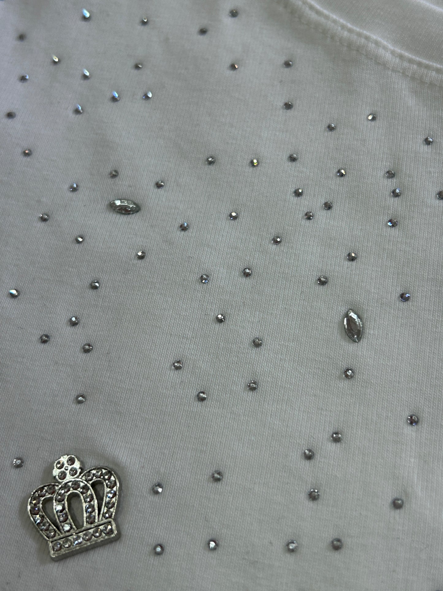 ART:JX09163| T-SHIRT IN COTONE CON STRASS