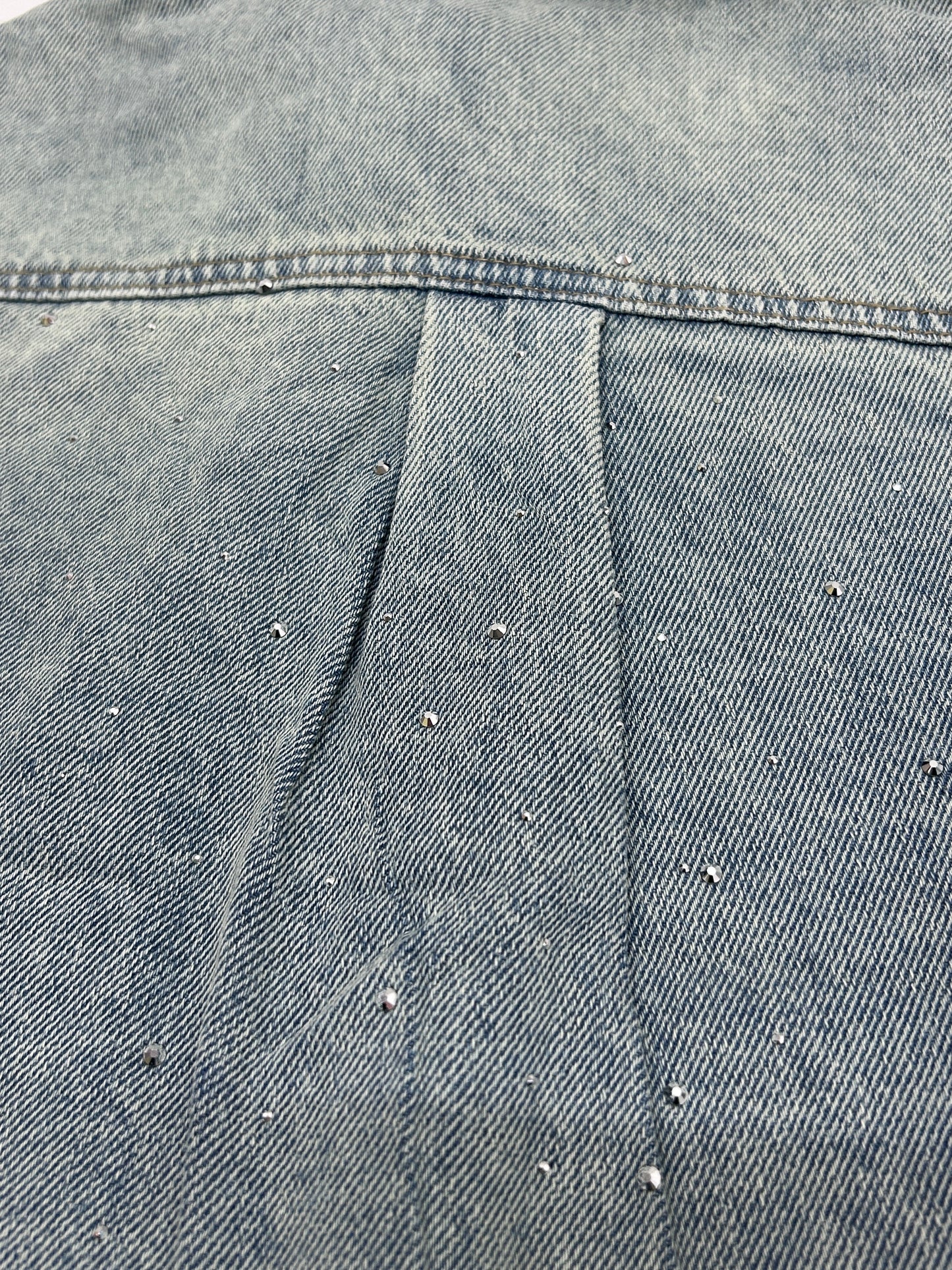 ART:LG679|CAMICIA IN JEANS CON STRASS